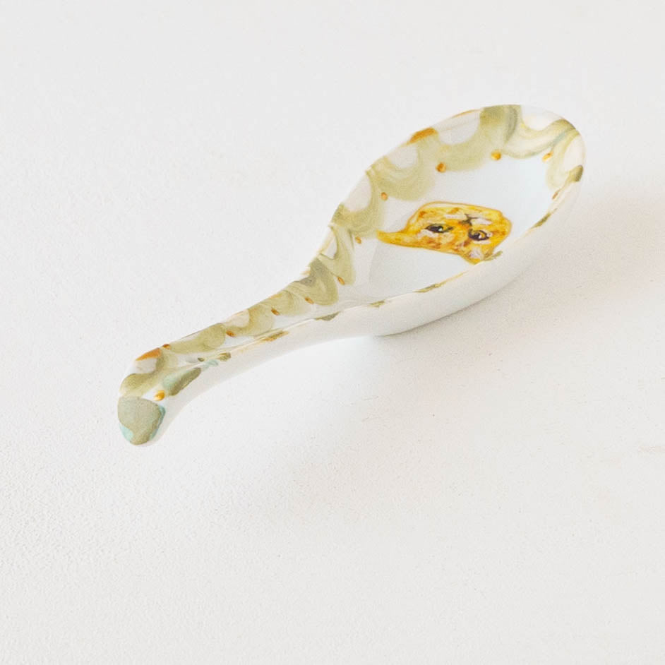 絵付けレンゲ　D｜クロミヤアイ