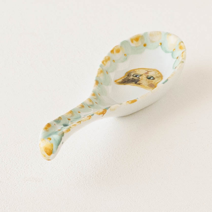 絵付けレンゲ　C｜クロミヤアイ