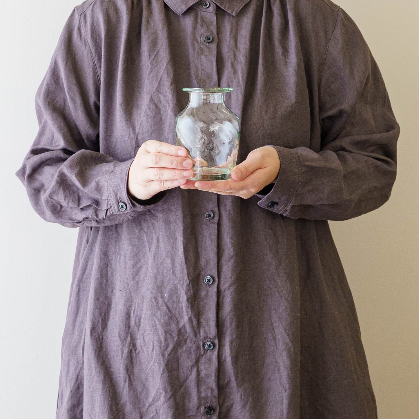 壺型花瓶　小　白｜ニジノハ　平岩愛子