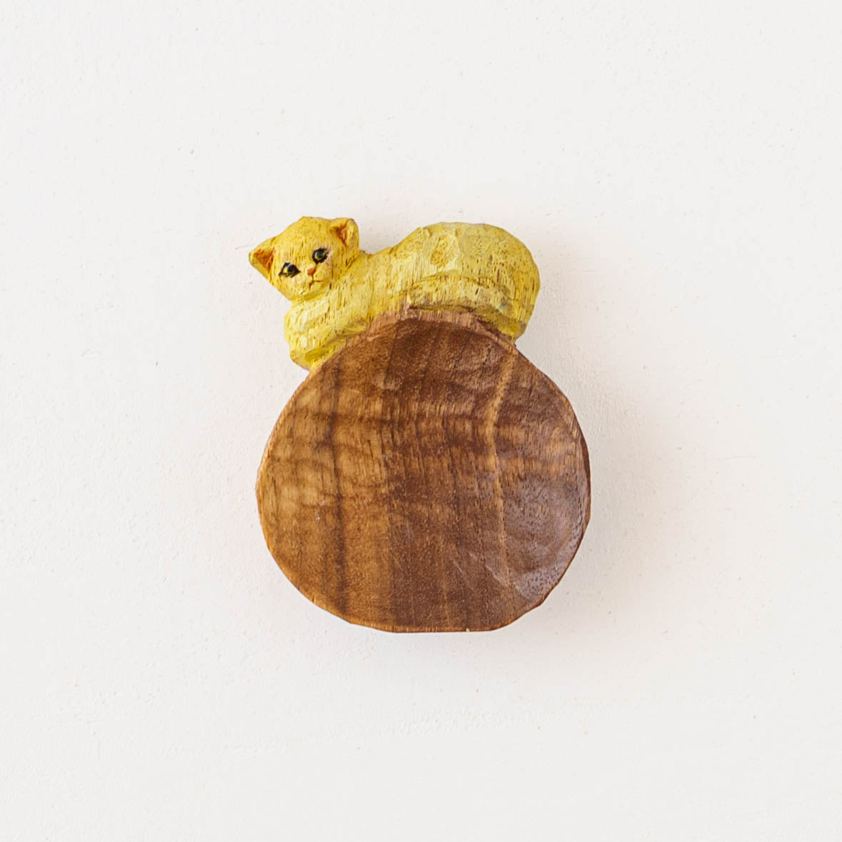 木彫りミニ皿｜クロミヤアイ