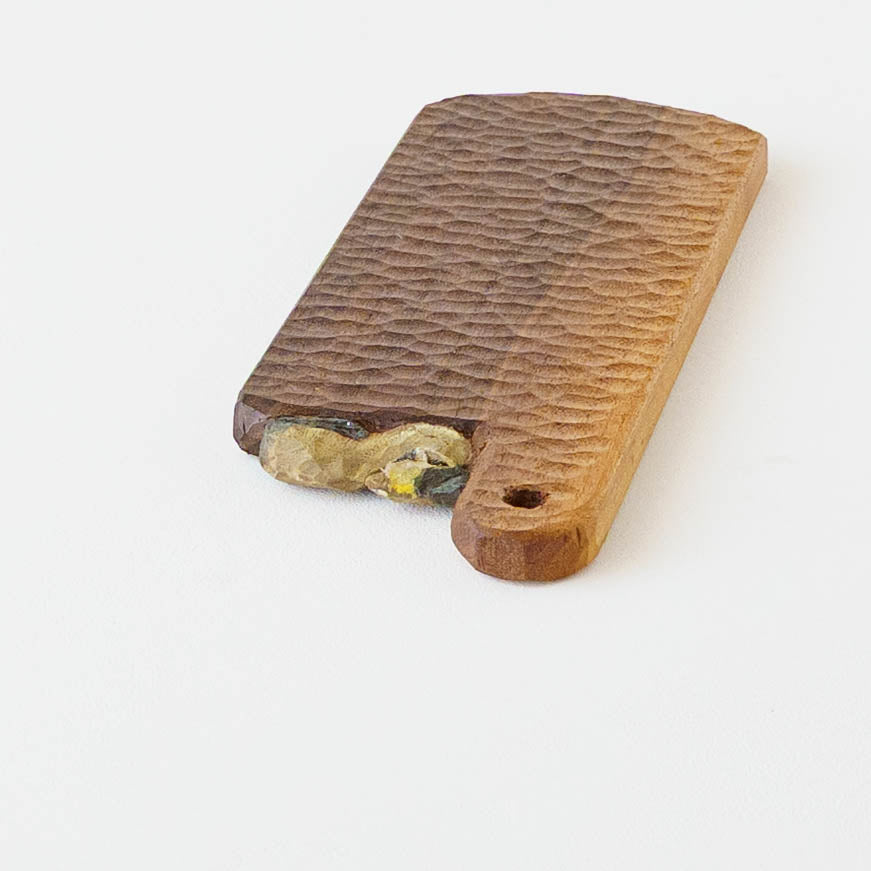 木彫りカッティングボード｜クロミヤアイ