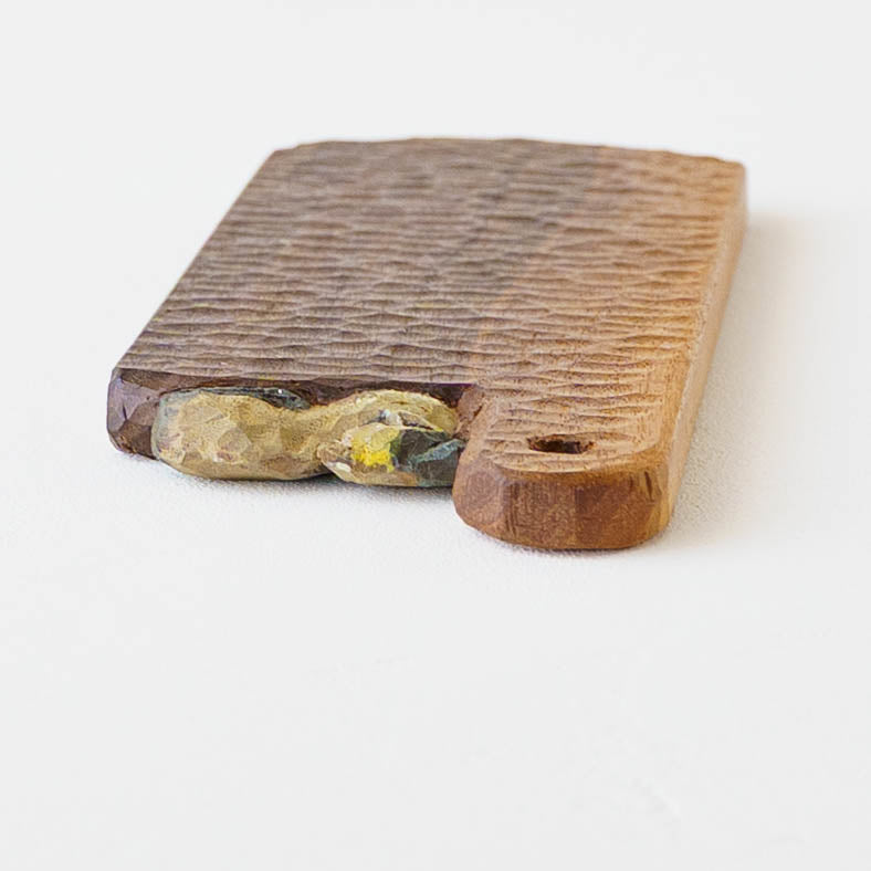 木彫りカッティングボード｜クロミヤアイ