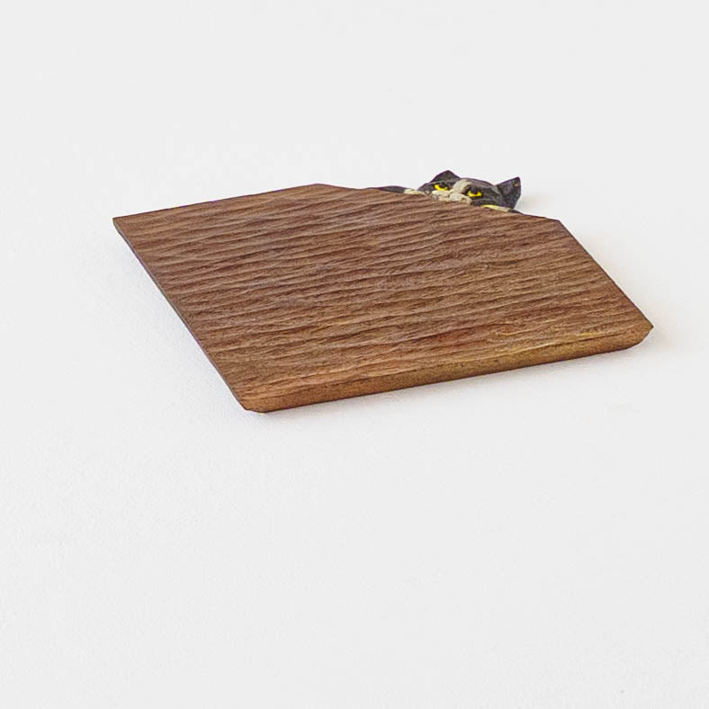 木彫りプレート　A｜クロミヤアイ