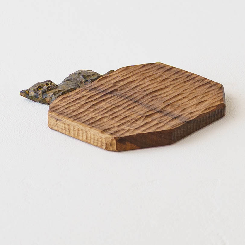 木彫りプレート　B｜クロミヤアイ