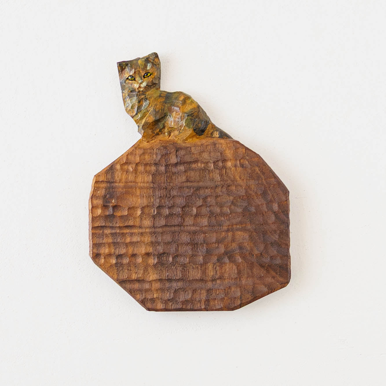 木彫りプレート　C｜クロミヤアイ