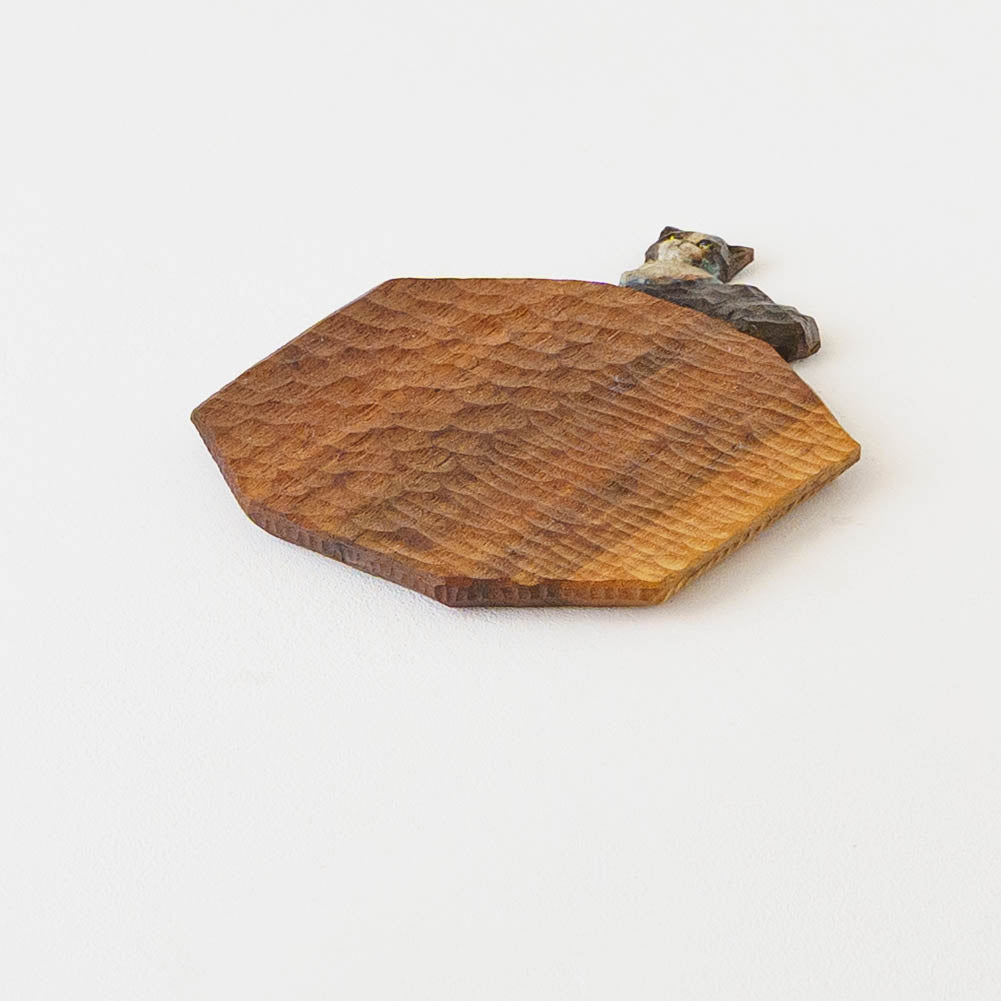 木彫りプレート　D｜クロミヤアイ