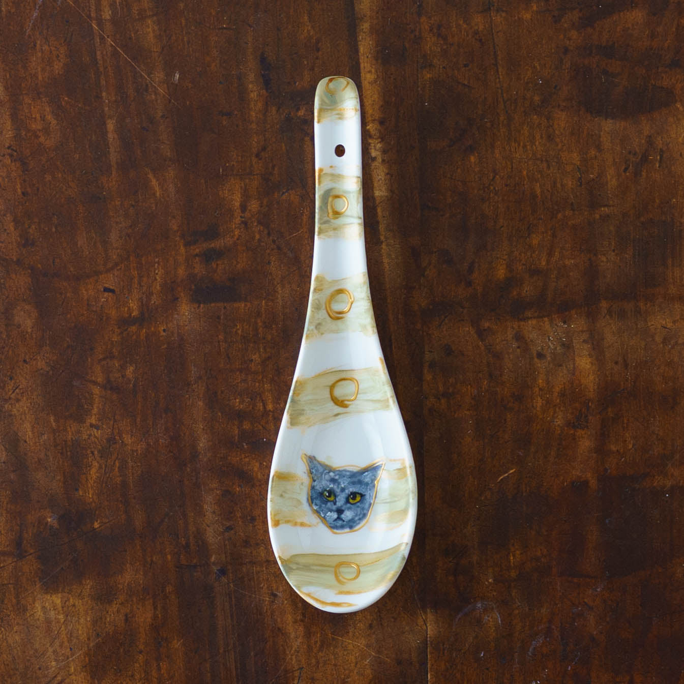 絵付けレンゲ　B｜クロミヤアイ