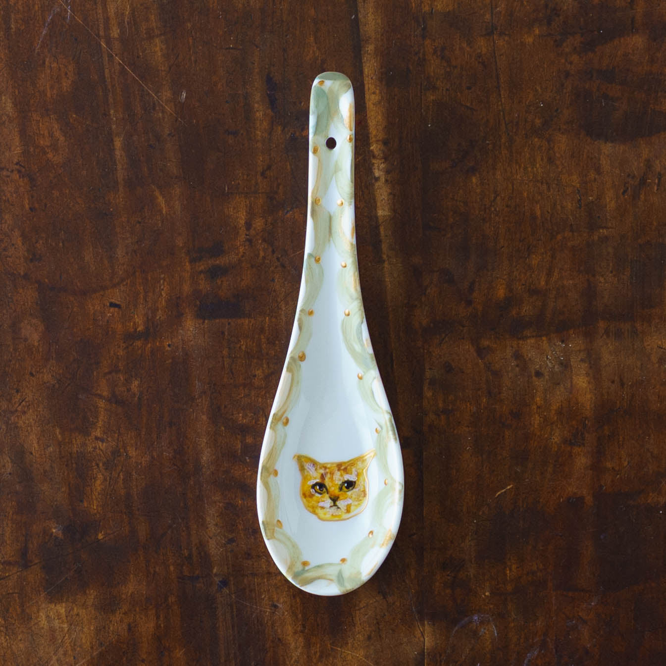 絵付けレンゲ　D｜クロミヤアイ