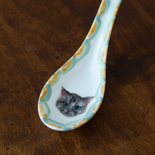 絵付けレンゲ　A｜クロミヤアイ