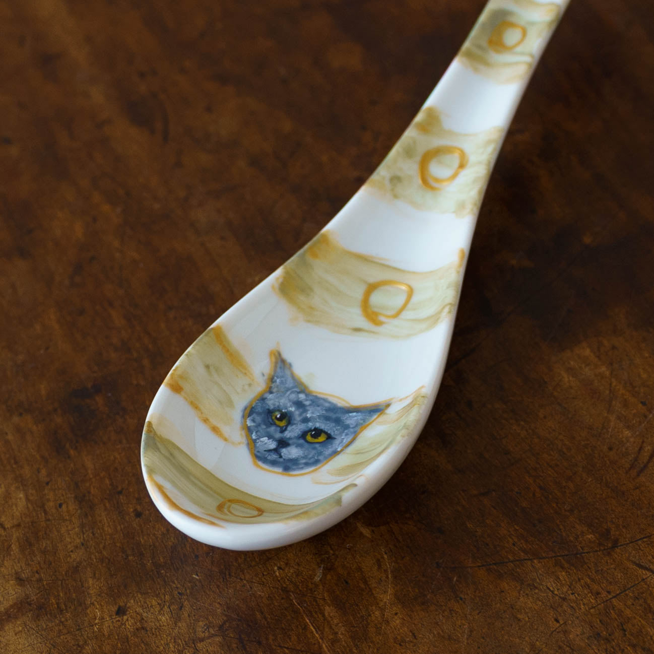 絵付けレンゲ　B｜クロミヤアイ