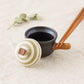 Clay pot chopstick rest spiral | Naoko Ikemoto