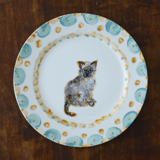 絵付けリム皿　B｜クロミヤアイ