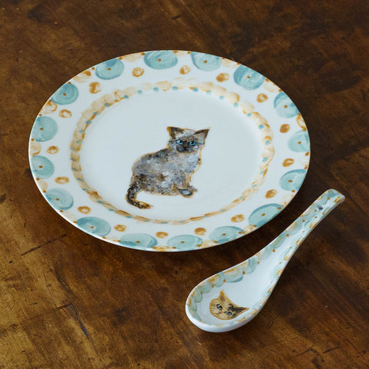 絵付けリム皿　B｜クロミヤアイ