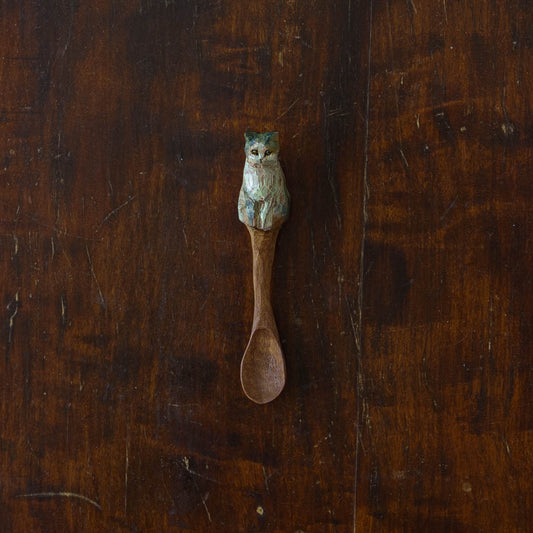 木彫りスプーン　A｜クロミヤアイ