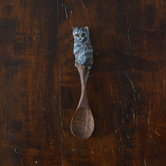 木彫りスプーン　C｜クロミヤアイ