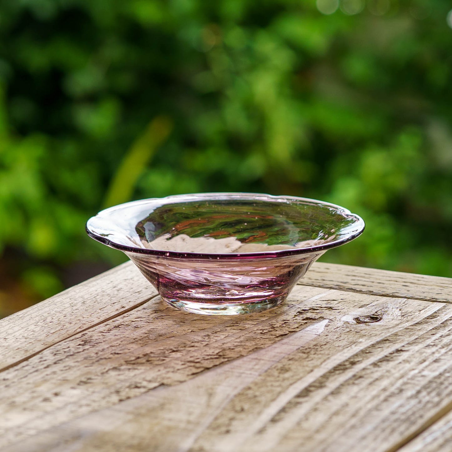 花形小皿　紫｜ニジノハ　平岩愛子