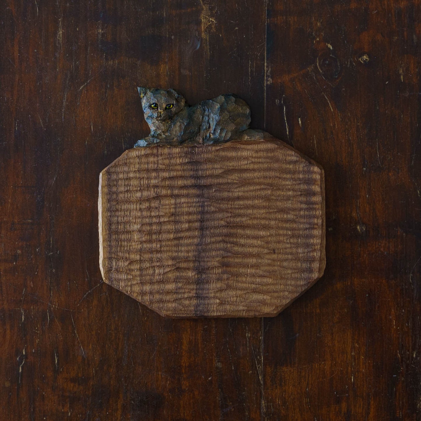 木彫りプレート　B｜クロミヤアイ