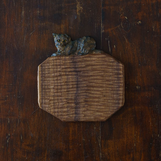 木彫りプレート　B｜クロミヤアイ