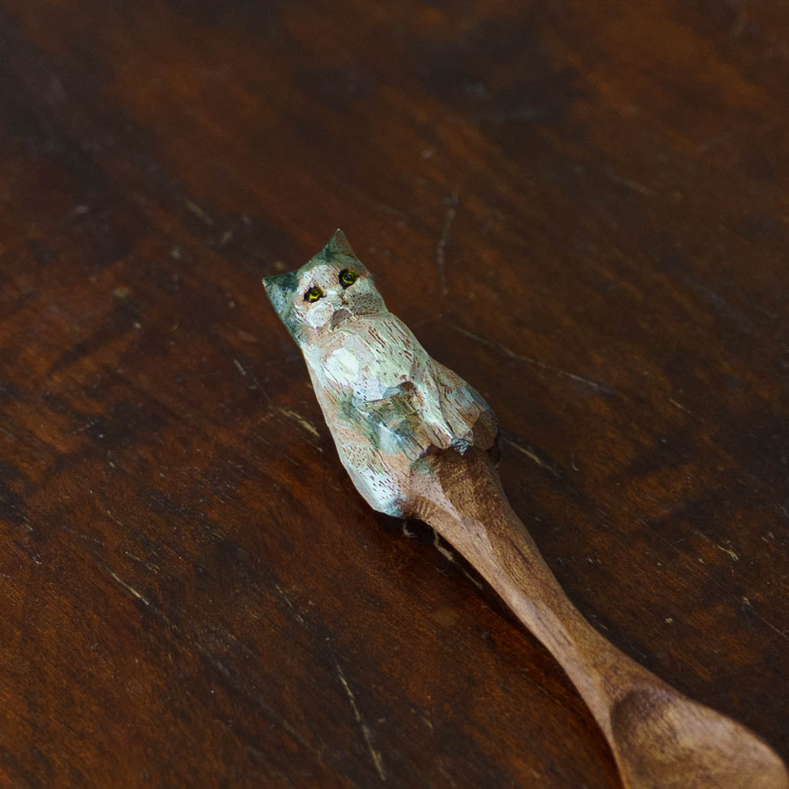 木彫りスプーン　A｜クロミヤアイ