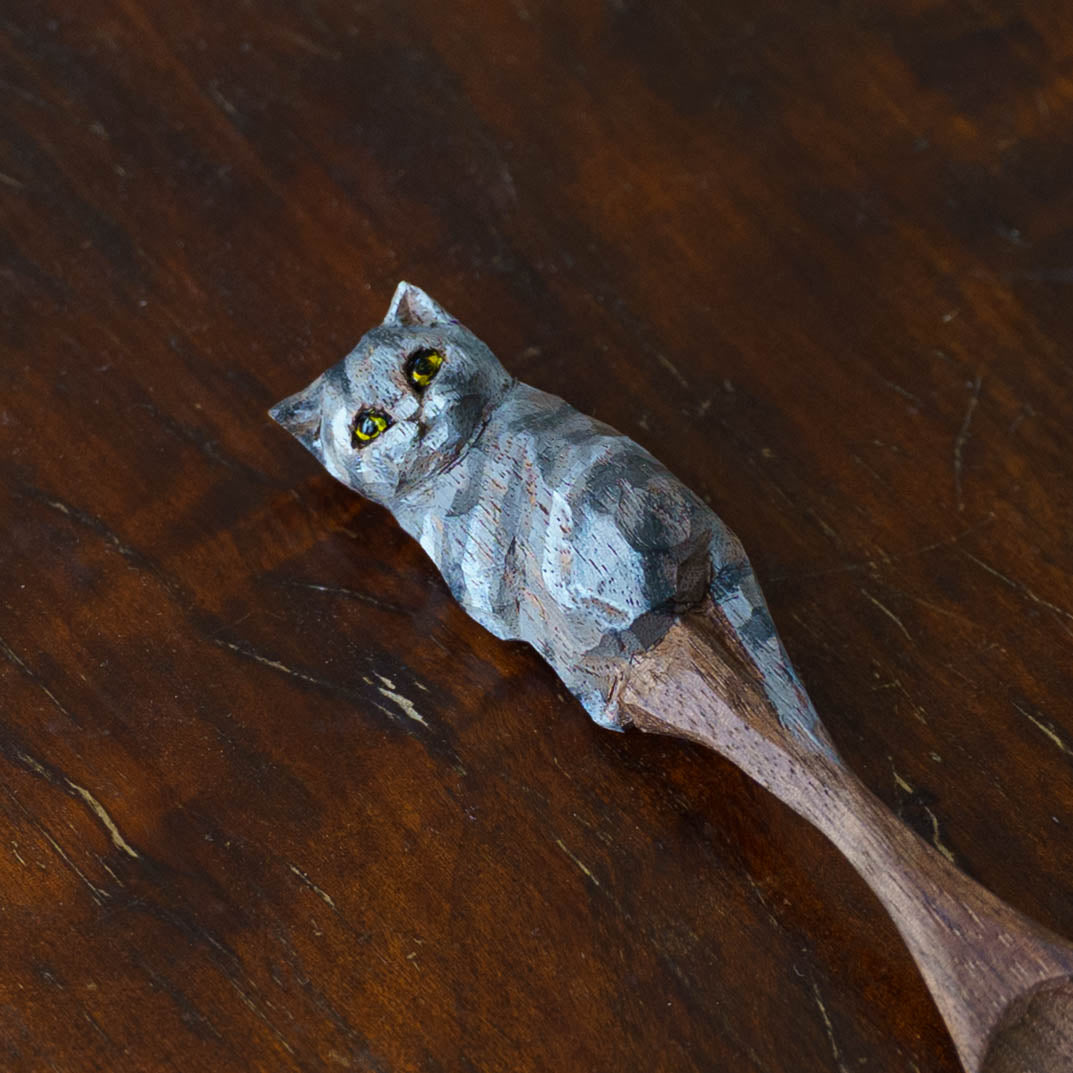 木彫りスプーン　C｜クロミヤアイ