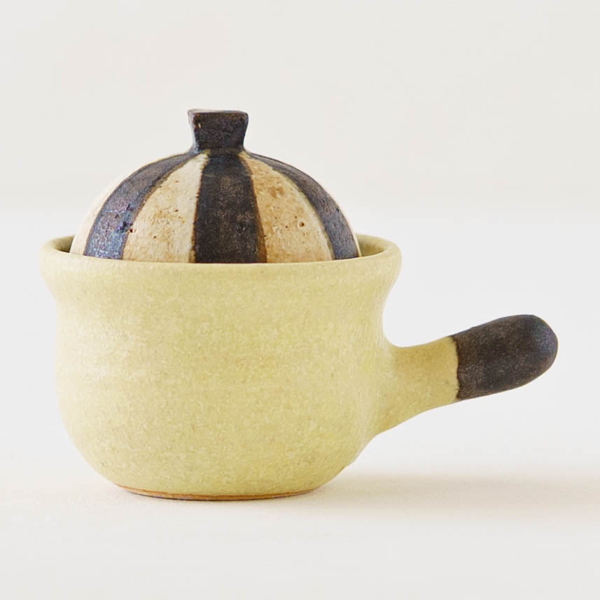 Clay pot chopstick rest stripe｜Naoko Ikemoto