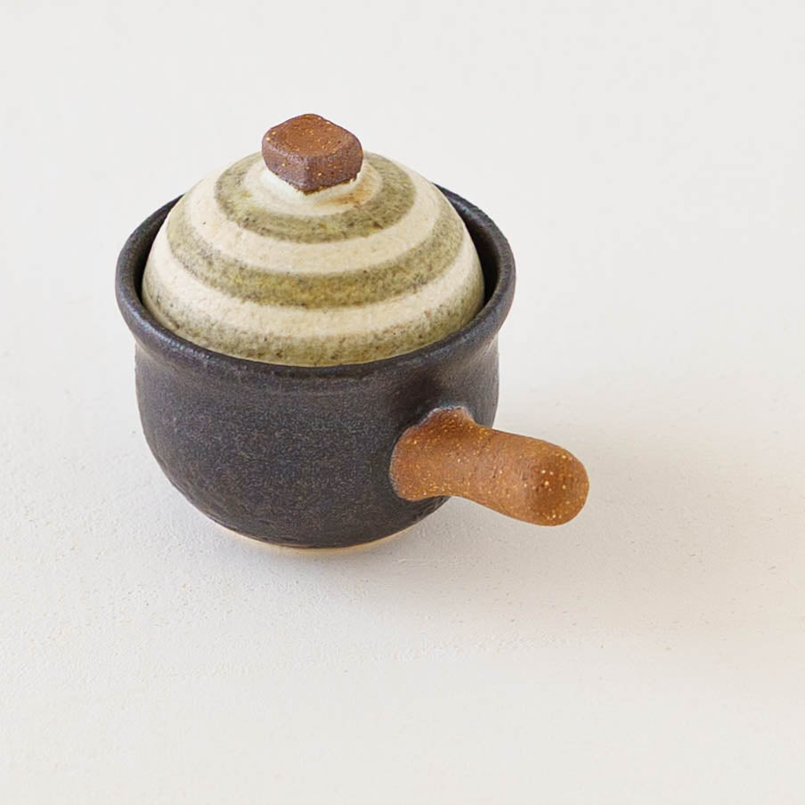 Clay pot chopstick rest spiral | Naoko Ikemoto