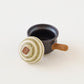 Clay pot chopstick rest spiral | Naoko Ikemoto