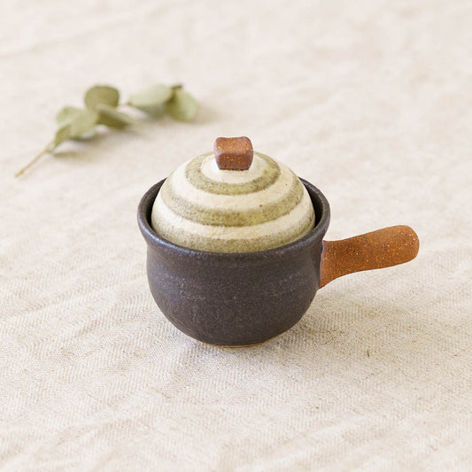 Clay pot chopstick rest spiral | Naoko Ikemoto