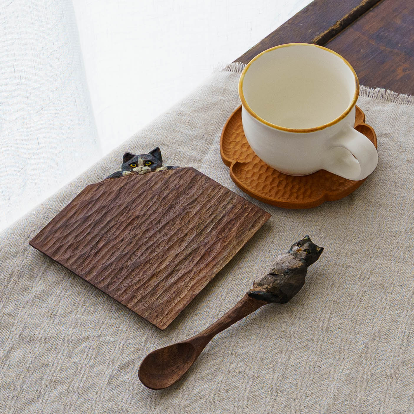 木彫りスプーン　B｜クロミヤアイ