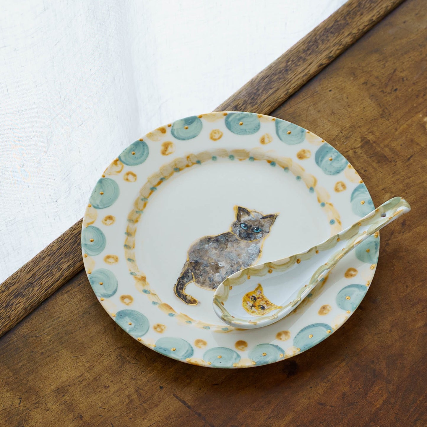 絵付けレンゲ　D｜クロミヤアイ