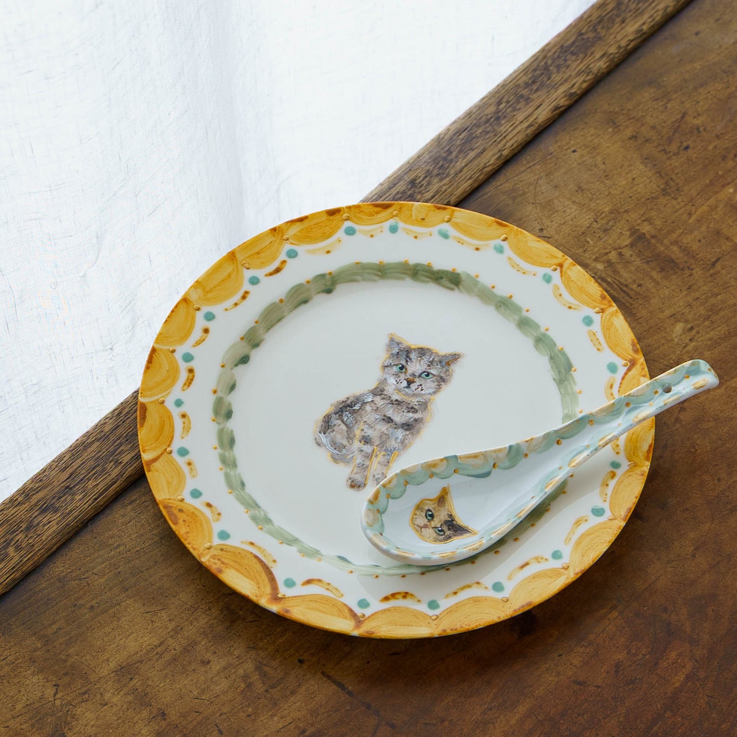 絵付けレンゲ　C｜クロミヤアイ