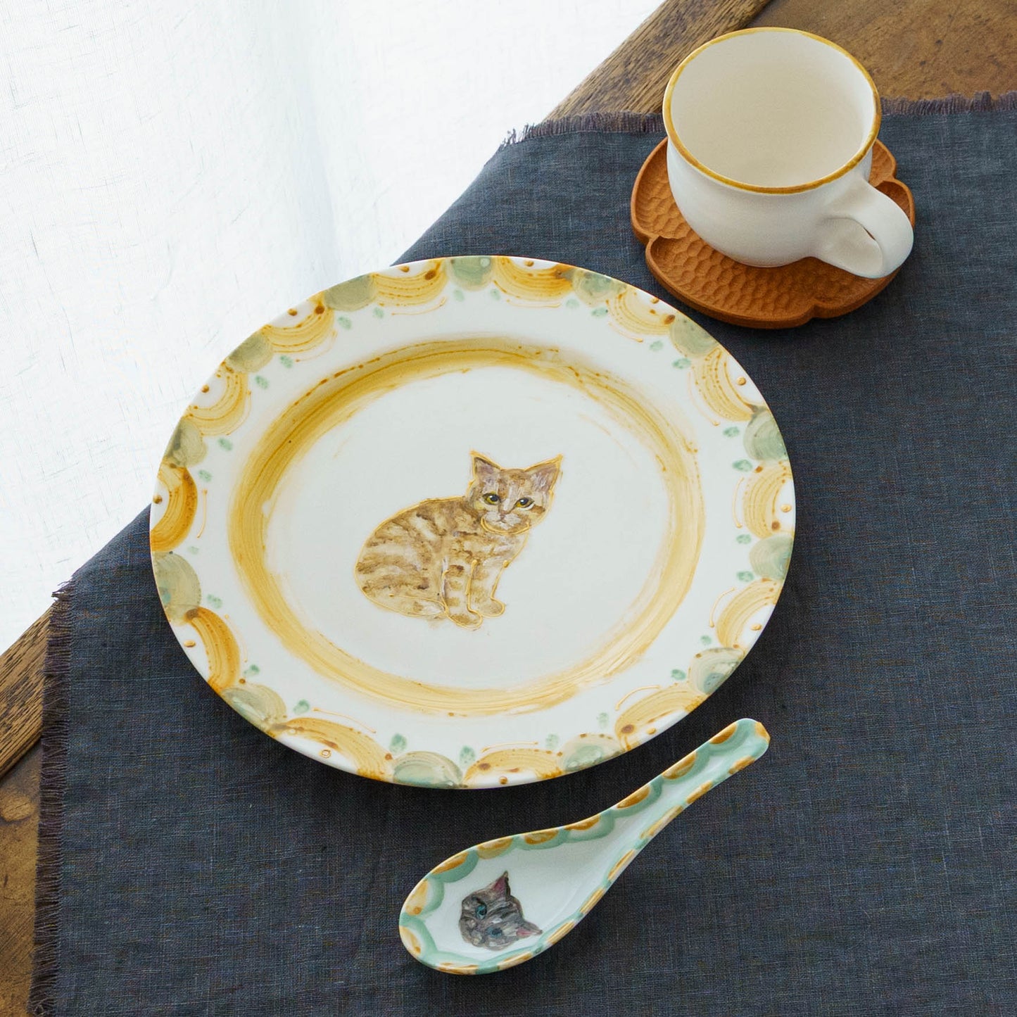 絵付けレンゲ　A｜クロミヤアイ