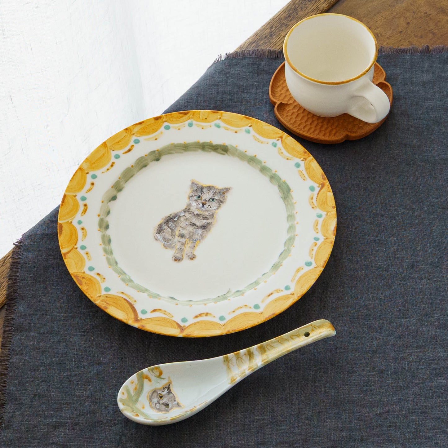 絵付けレンゲ　E｜クロミヤアイ