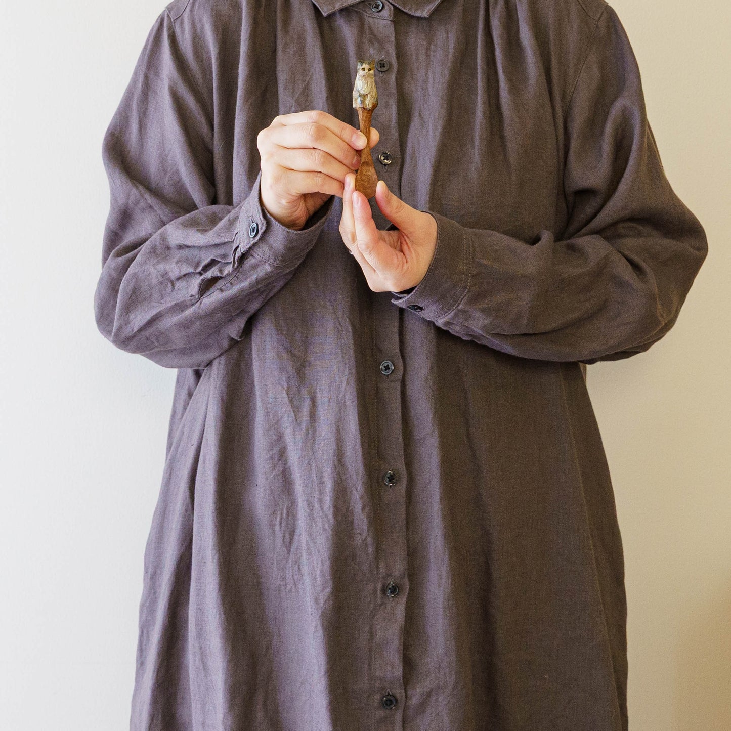 木彫りスプーン　A｜クロミヤアイ