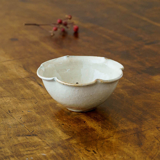 Flower bowl S White｜Furutani Pottery