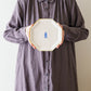 Large octagonal plate, bear design | Toshiyuki Haramura