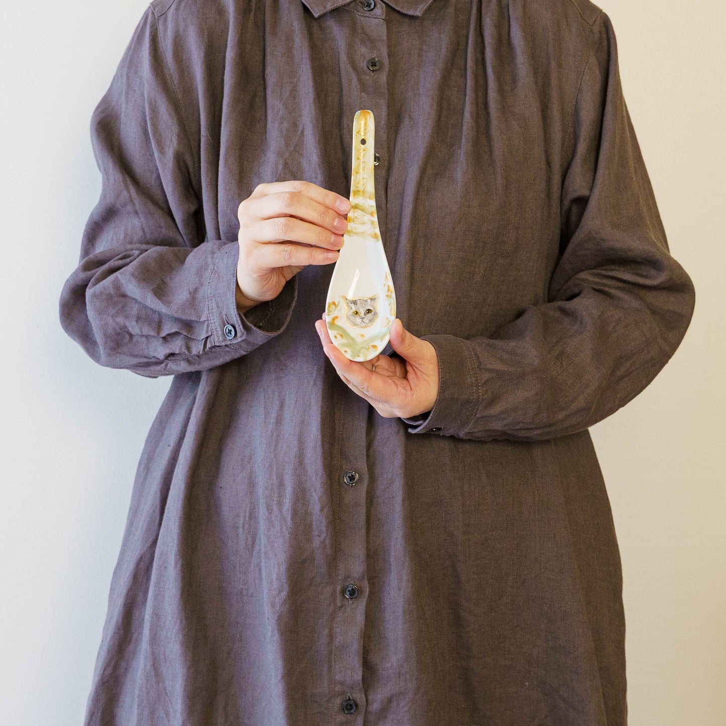 絵付けレンゲ　E｜クロミヤアイ