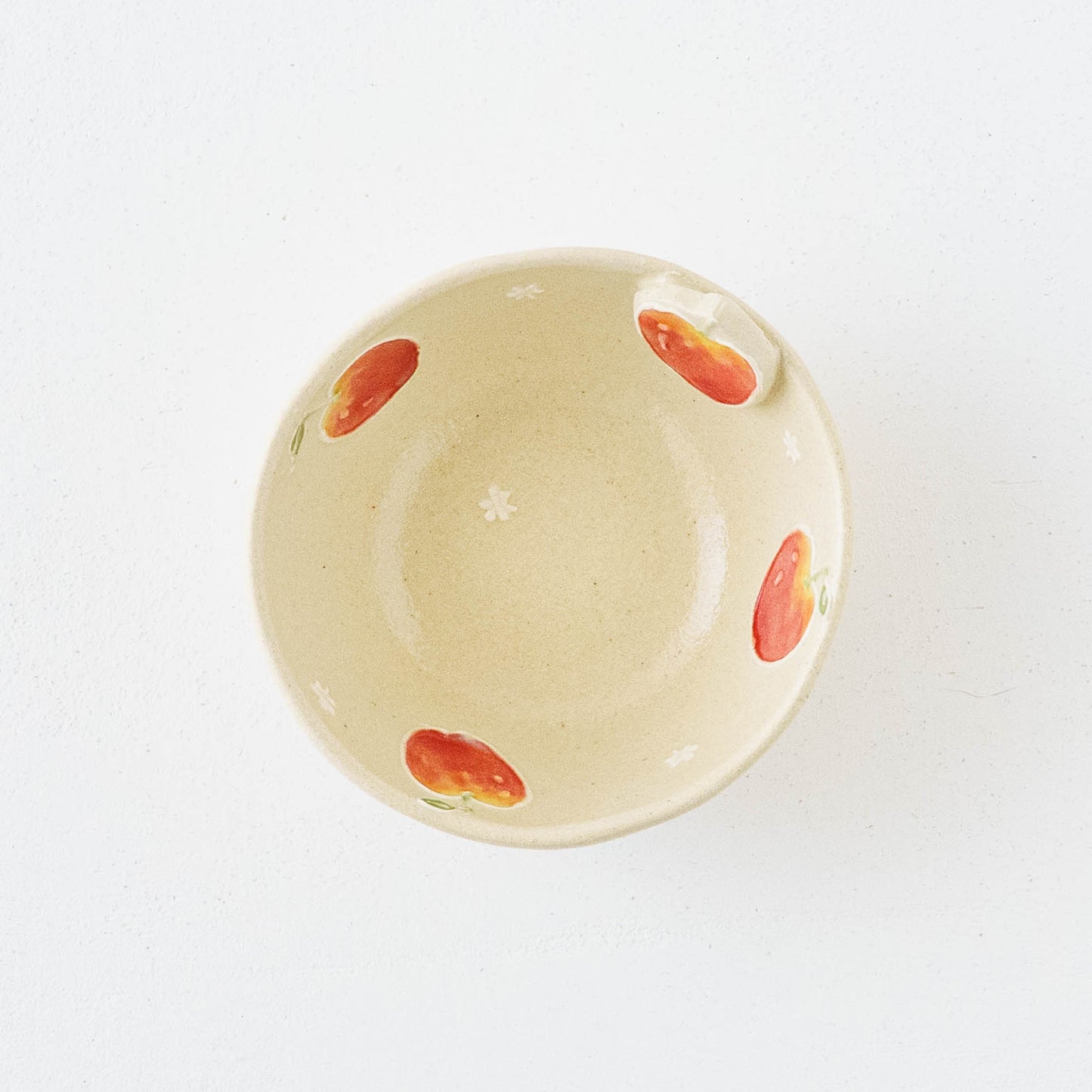 モチーフ付　ヨーグルト小鉢　アップル｜中村佳菜子