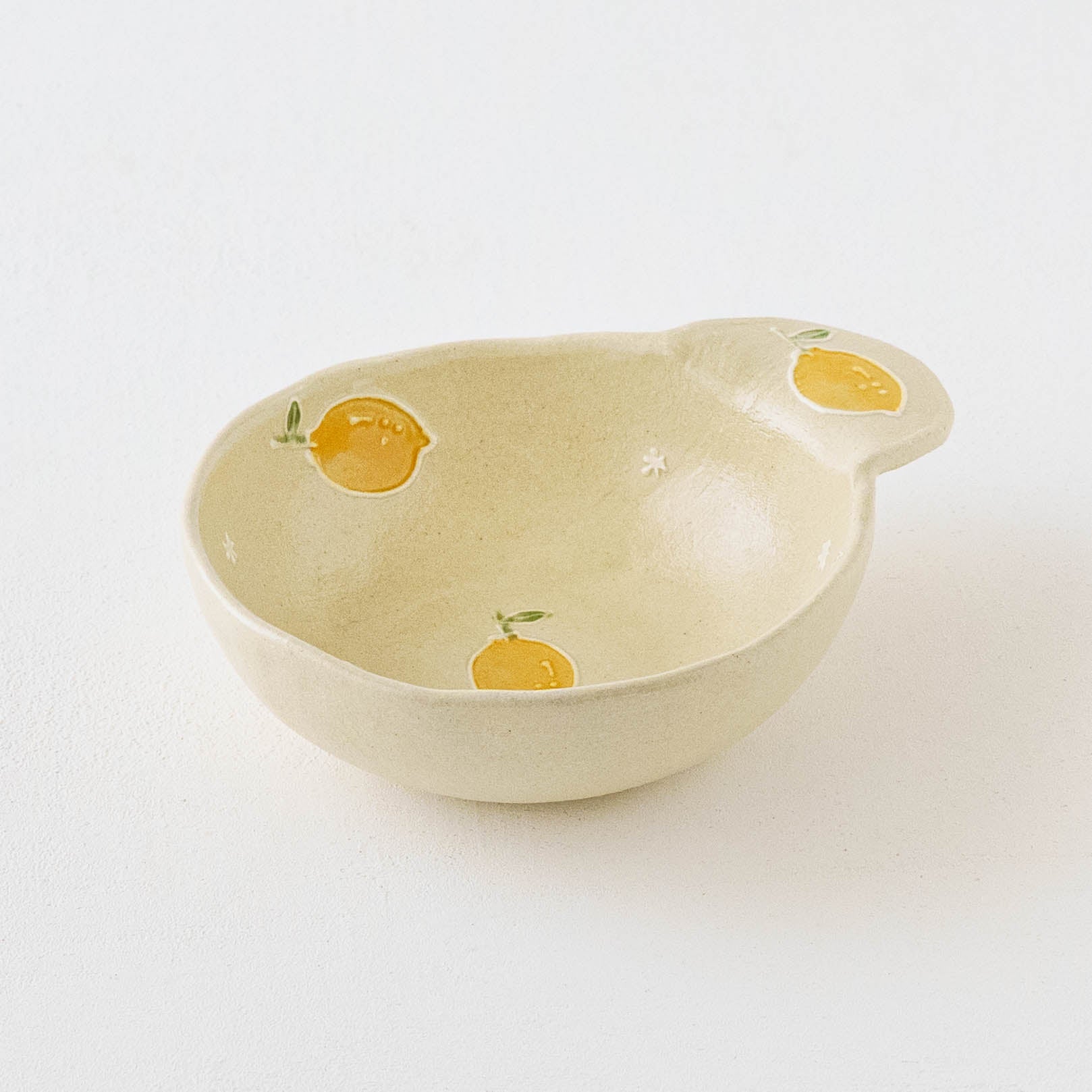 陶芸作家 中村佳菜子 片耳 丸小鉢 とんすい レモン｜窯元、作家ものの