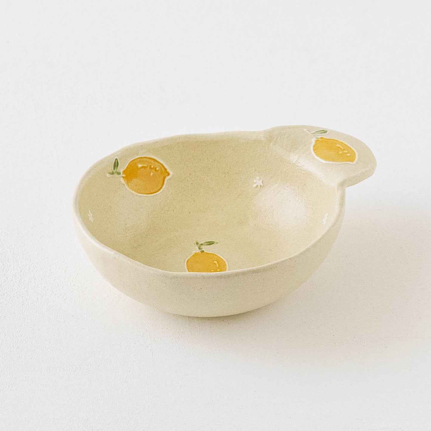 片耳　丸小鉢（とんすい）レモン｜中村佳菜子