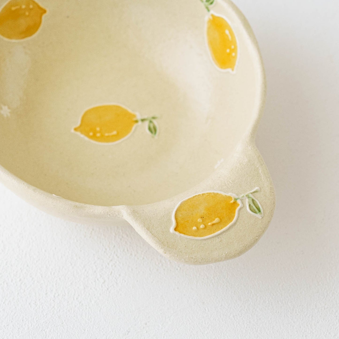 片耳　丸小鉢（とんすい）レモン｜中村佳菜子