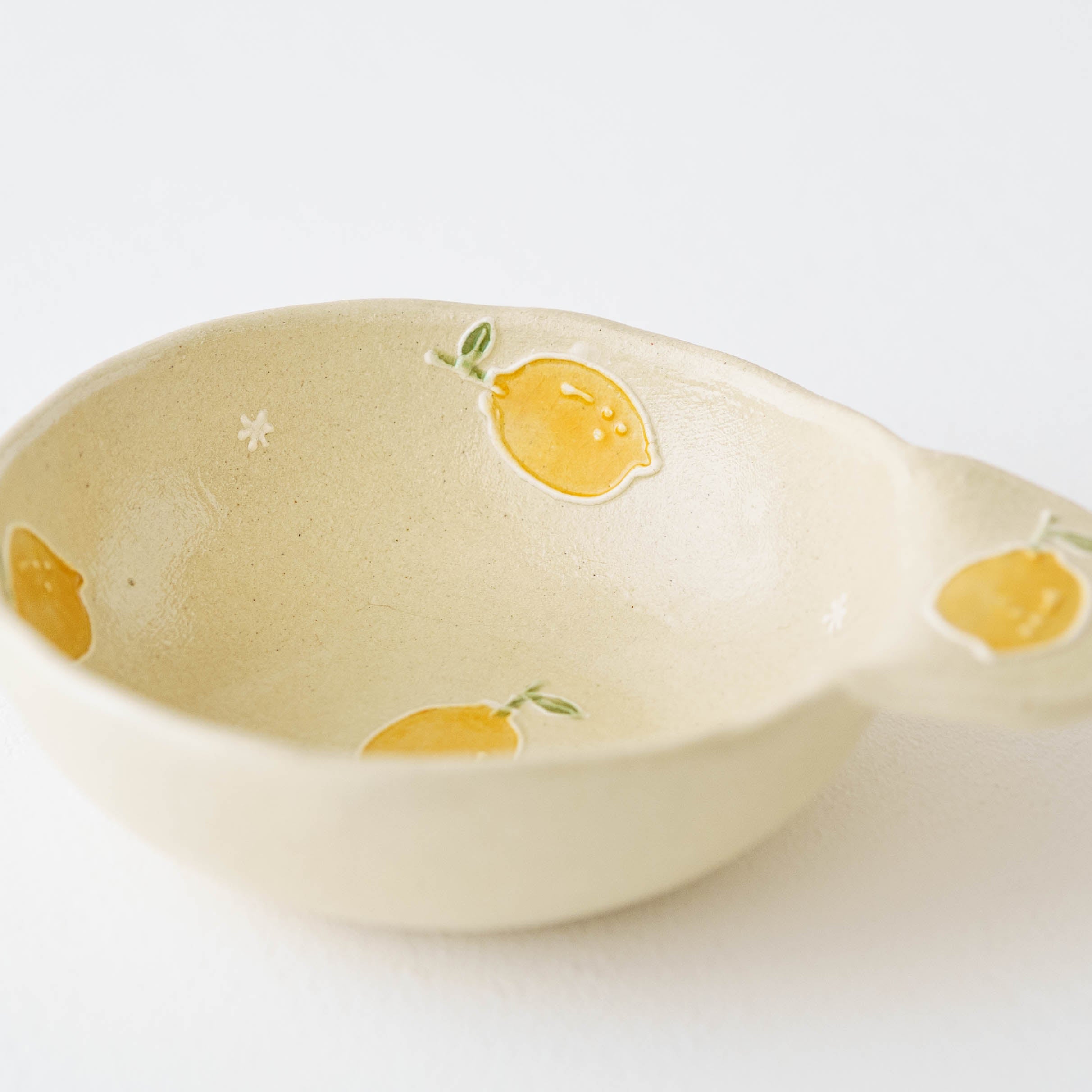 陶芸作家 中村佳菜子 片耳 丸小鉢 とんすい レモン｜窯元、作家ものの