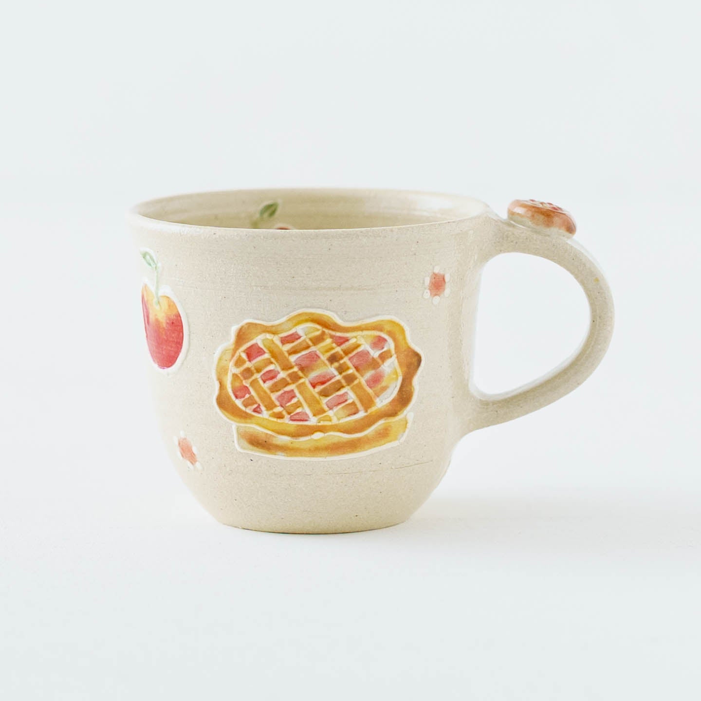 陶芸作家 中村佳菜子 ぷっくり マグカップ アップルパイ｜窯元、作家