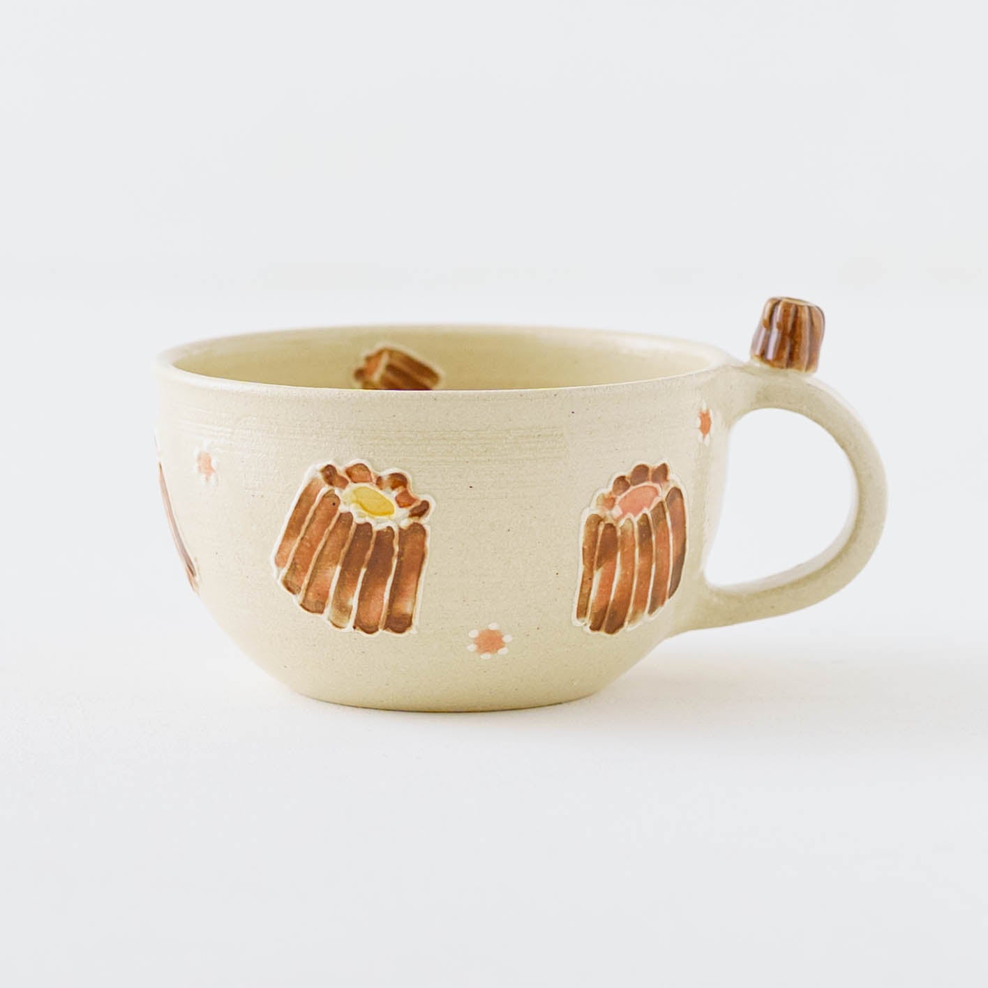 陶芸作家 中村佳菜子 ぷっくり スープカップ カヌレ｜窯元、作家ものの