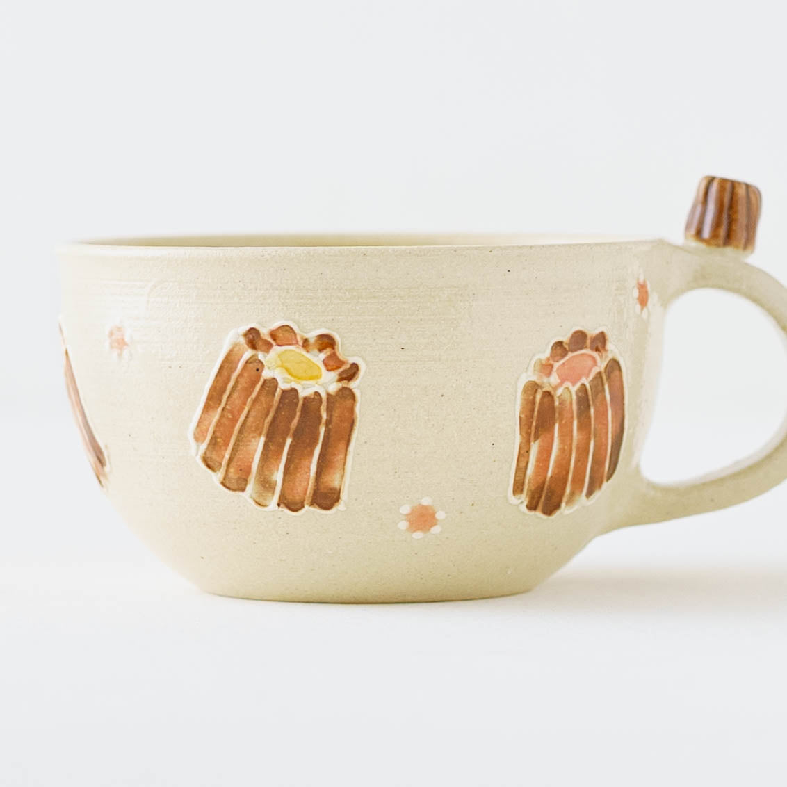 陶芸作家 中村佳菜子 ぷっくり スープカップ カヌレ｜窯元、作家ものの