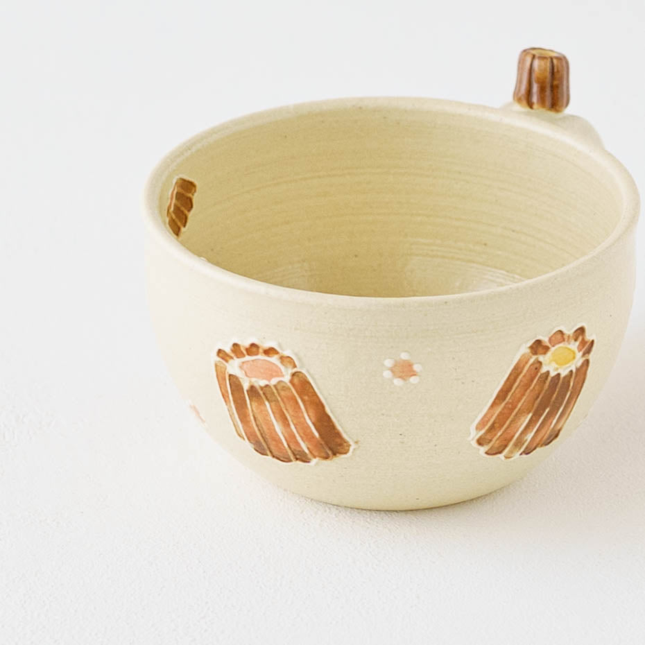 陶芸作家 中村佳菜子 ぷっくり スープカップ カヌレ｜窯元、作家ものの