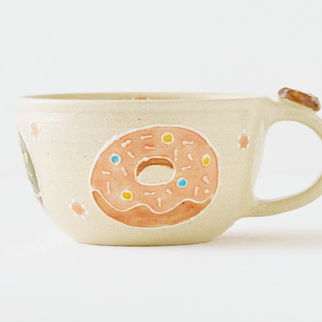 ぷっくり　スープカップ　ドーナツ｜中村佳菜子