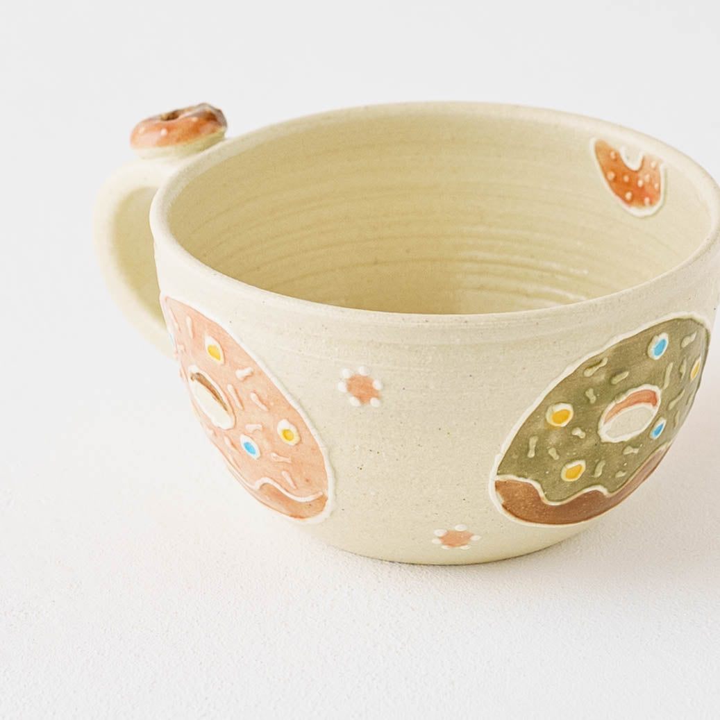 ぷっくり　スープカップ　ドーナツ｜中村佳菜子