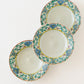 17cm rimmed plate flowers | Satsukigama
