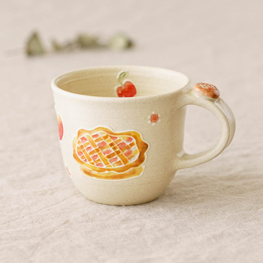 ぷっくり　マグカップ　アップルパイ｜中村佳菜子